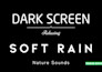 create dark screen thunder and rain video